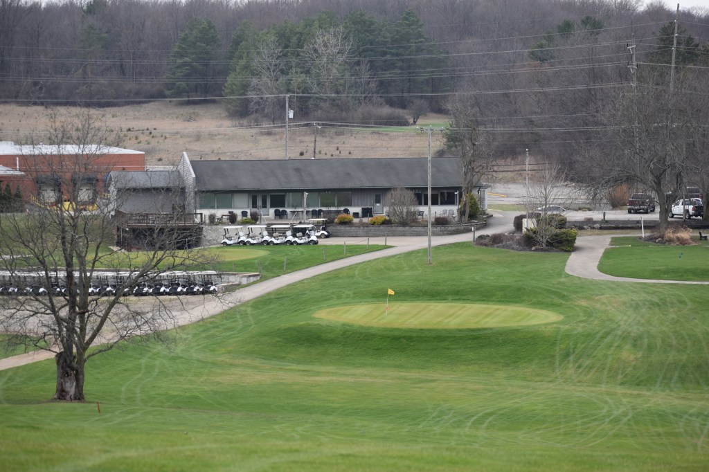 Cart path on golf course